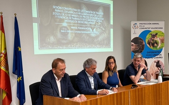 El CVCV participa en la comisión para el desarrollo reglamentario de la ley valenciana de protección y bienestar animal