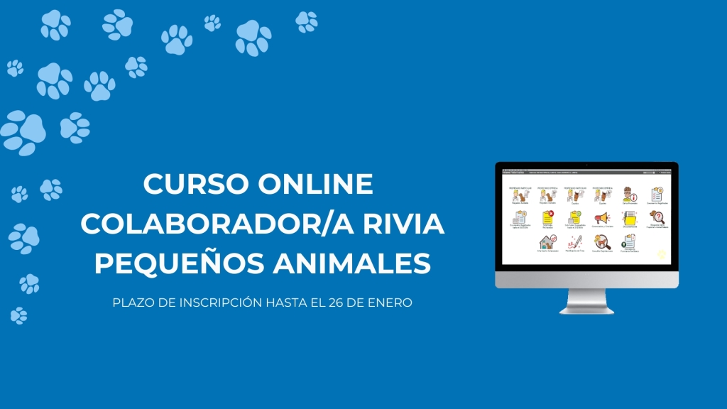 ICOVAL convoca un nuevo curso online para veterinarios colaboradores del RIVIA en pequeños animales